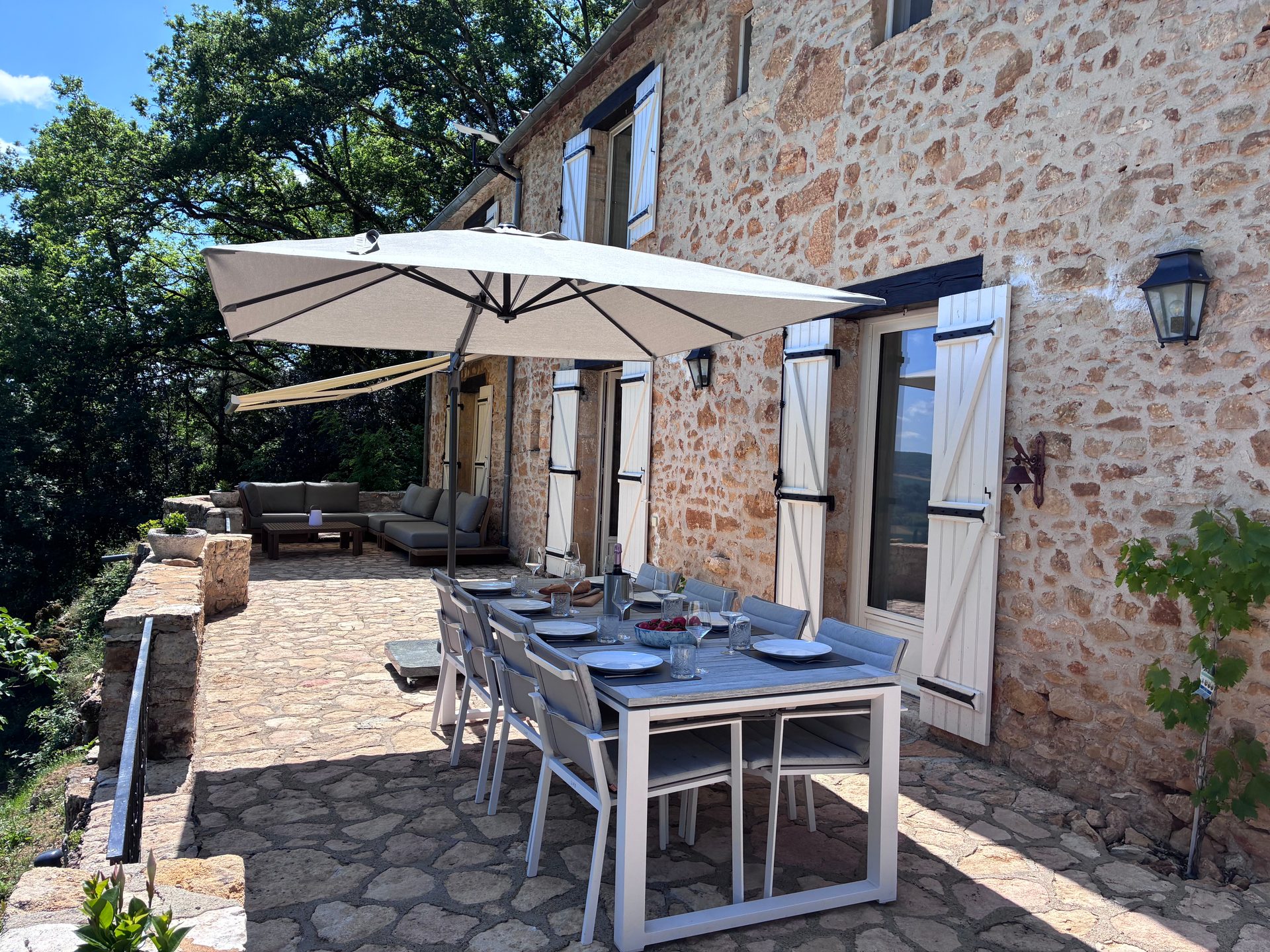 Terrace with view Maison Marie-Louise