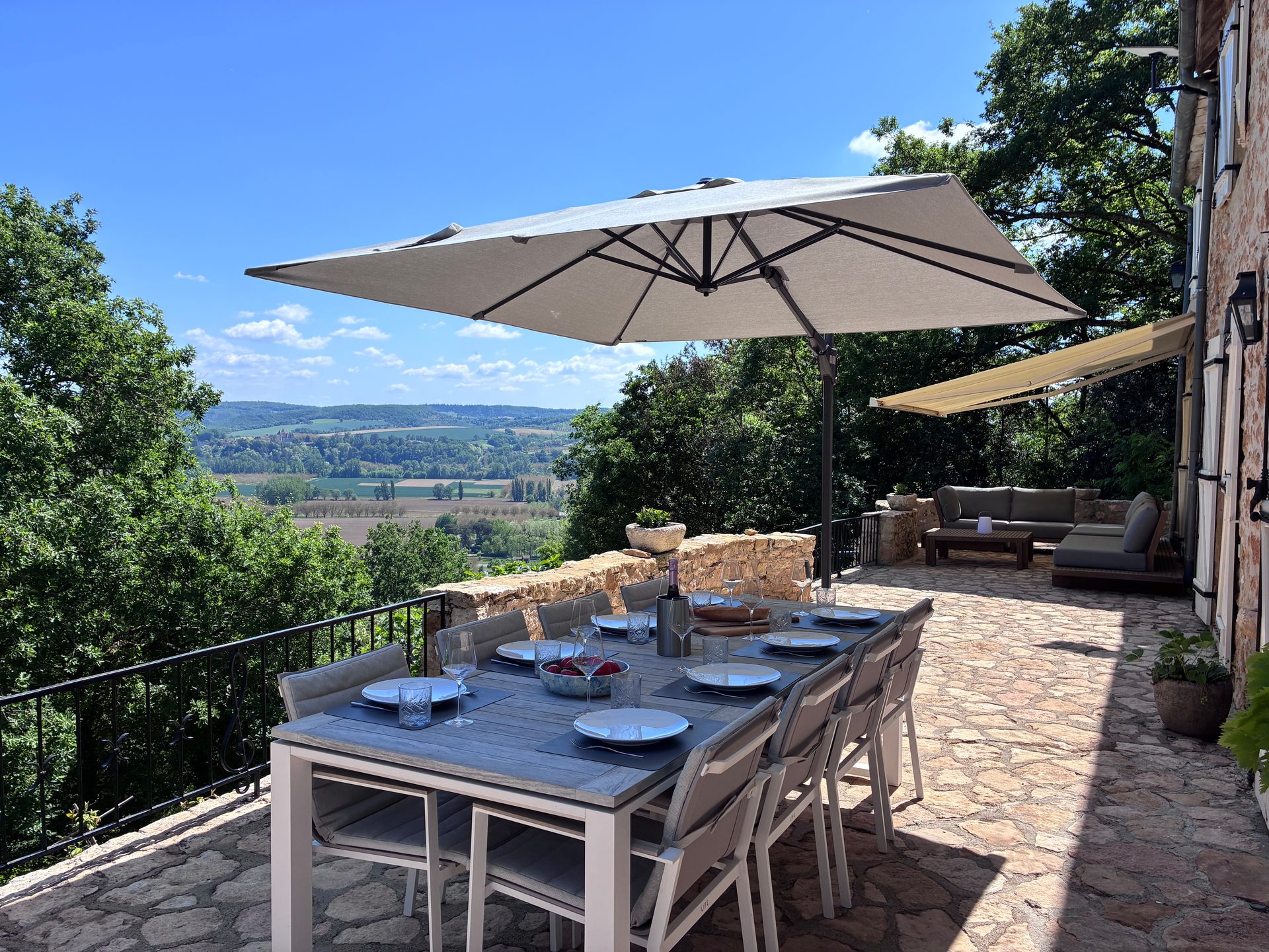 Terrace with view Maison Marie-Louise